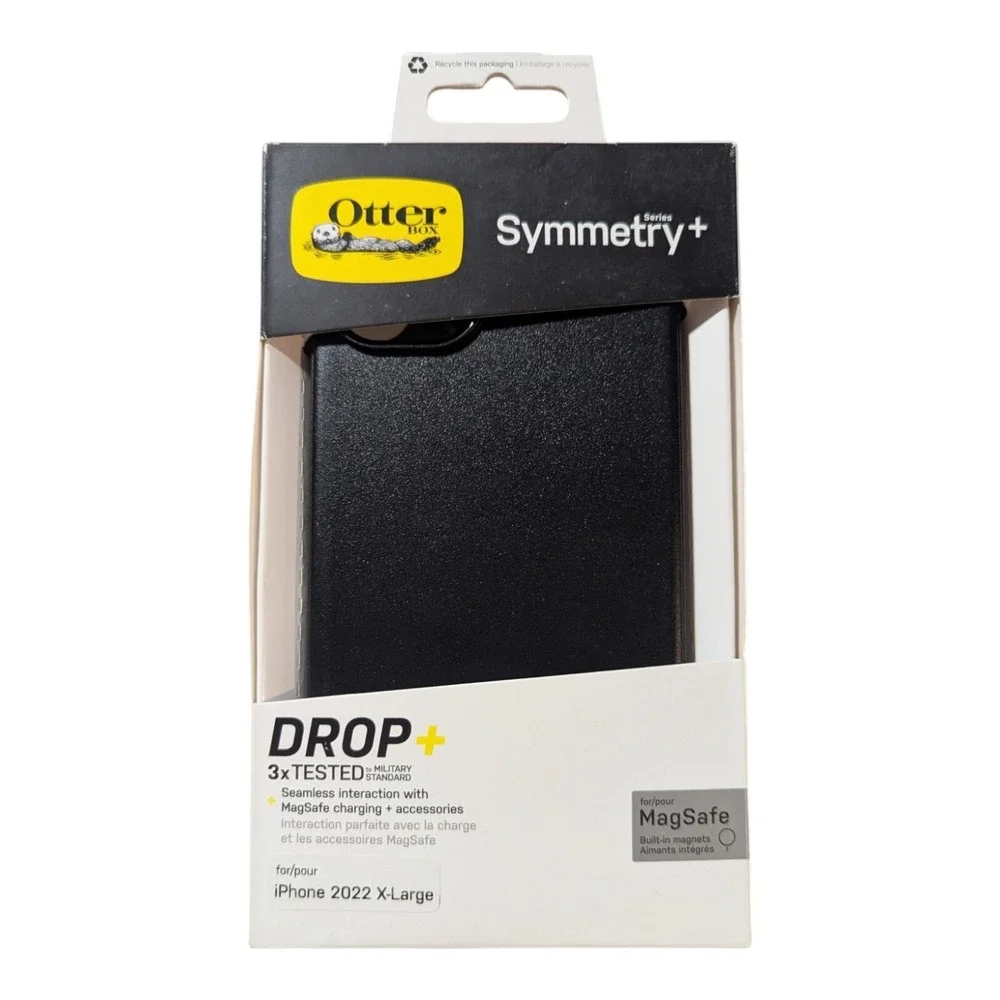 H3. Otterbox Symmetry+ Case For Apple iPhone 2022 X-Large‎ (14 Plus) - Black